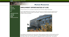 Desktop Screenshot of jobs.ccri.edu